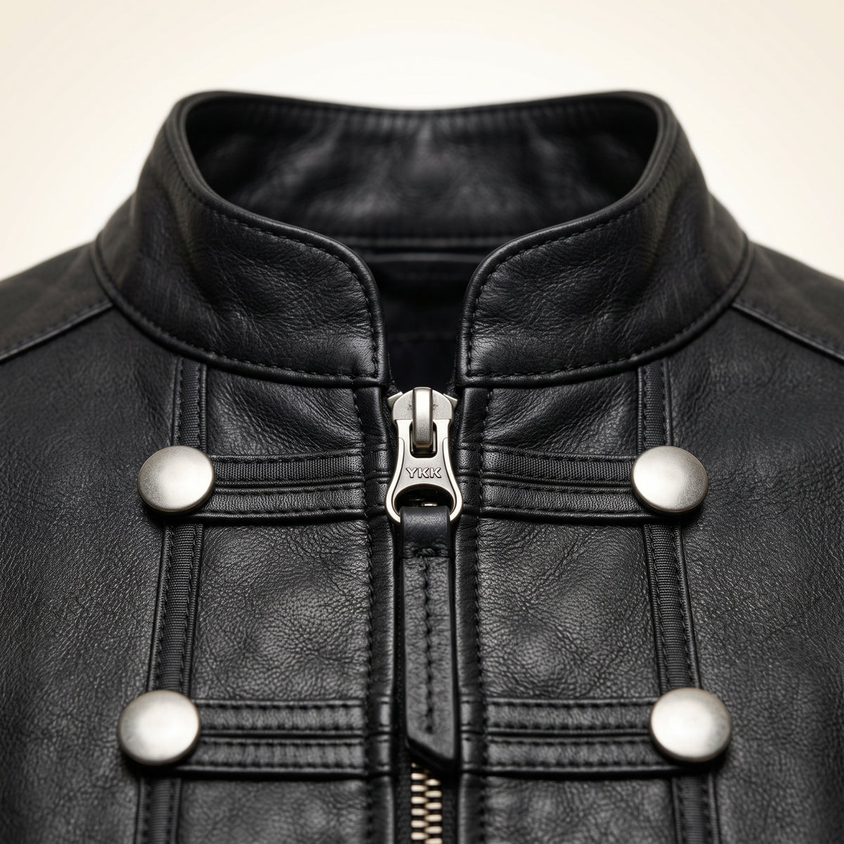 Women’s Black Genuine Cross Closure Jacket