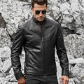 Classic Black Leather Biker Jacket
